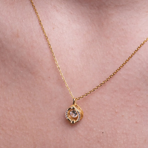 Colar Solar Banhando a Ouro 18k